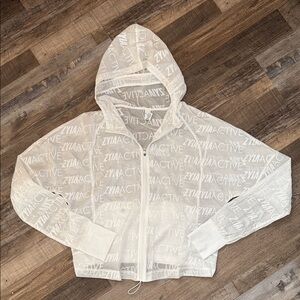 Zyia Active White Hooded Jacket